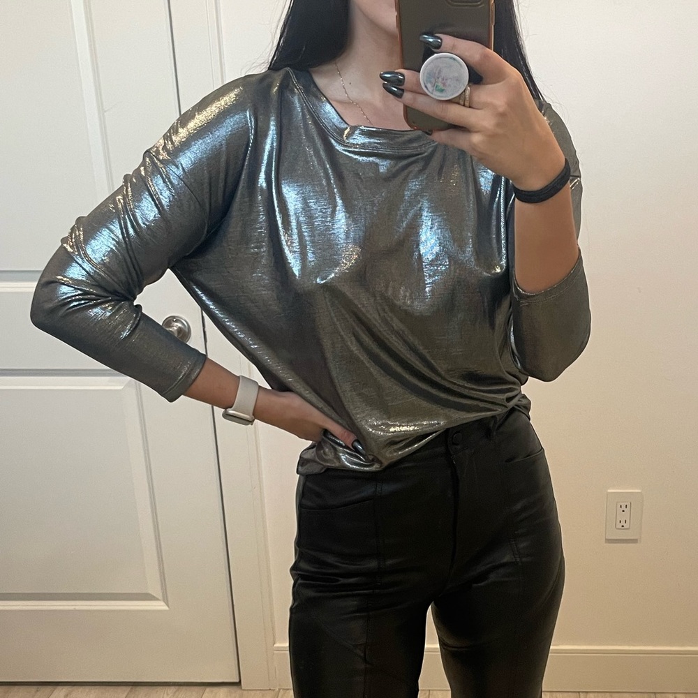 Armani Exchange Metallic Top
